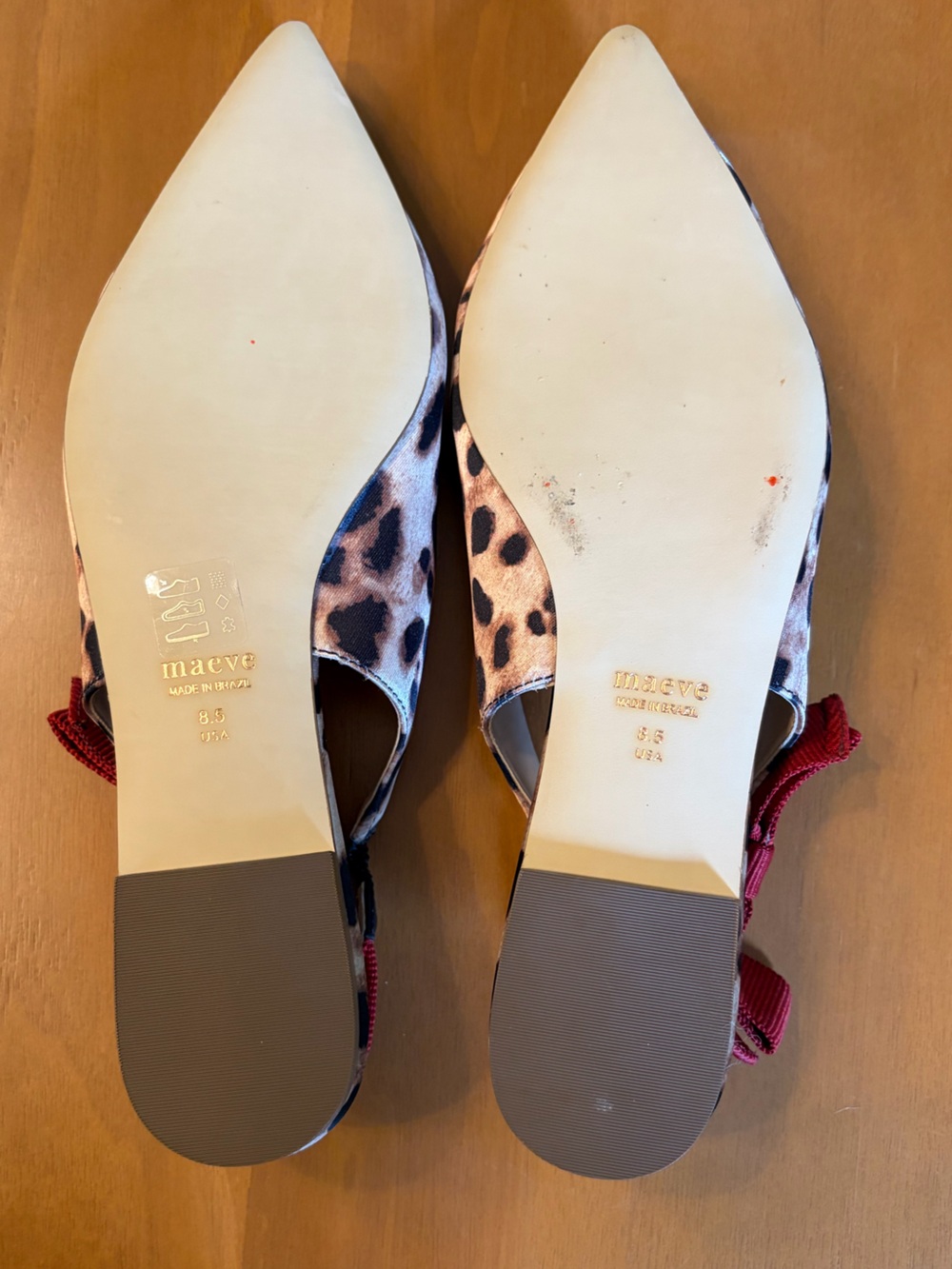 Anthropologie Maeve Side Bow Slingback Flats - Picture 5 of 8